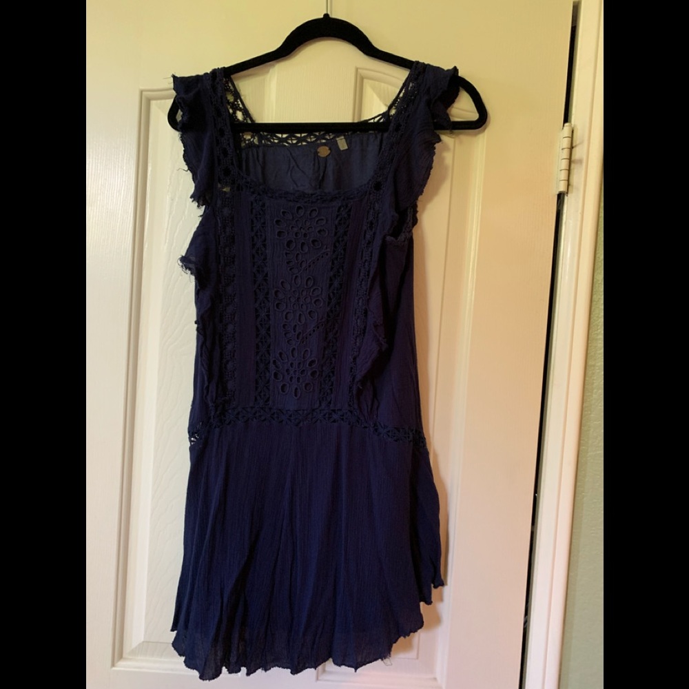 Free people, navy shirts dress